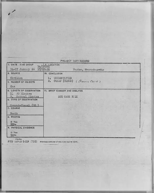 First page of 1966-01-8722371-Weston-Massachusetts