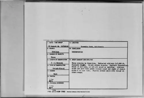 First page of 1964-08-9421099-YosemitePark-California
