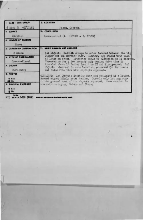 First page of 1964-09-9421315-Macon-Georgia