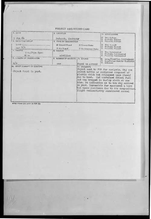 First page of 1964-06-8724646-Paducah-Kentucky