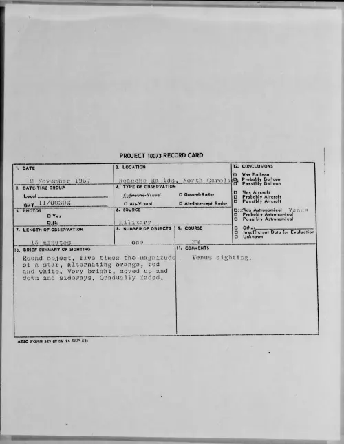 First page of 1957.11 - 6782543 - Roanoke Rapids, North Carolina