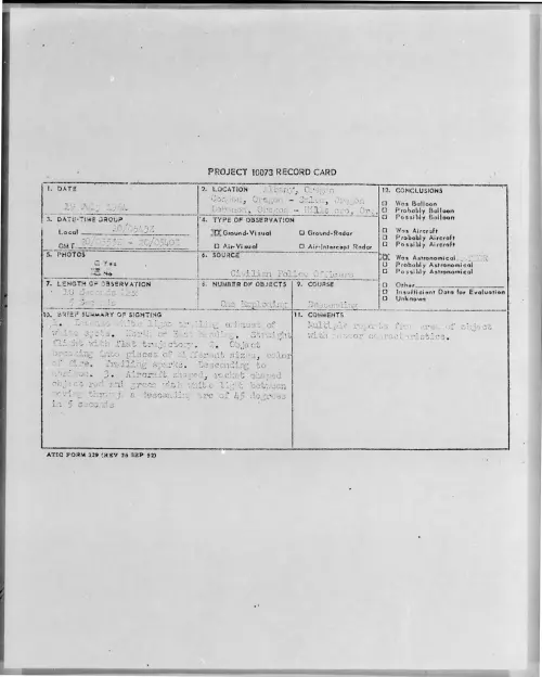 First page of 1964-07-8727471-Albany-Oregon