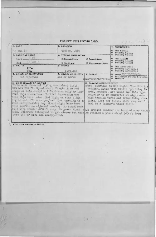 First page of 1964-06-8724840-Toldeo-Ohio