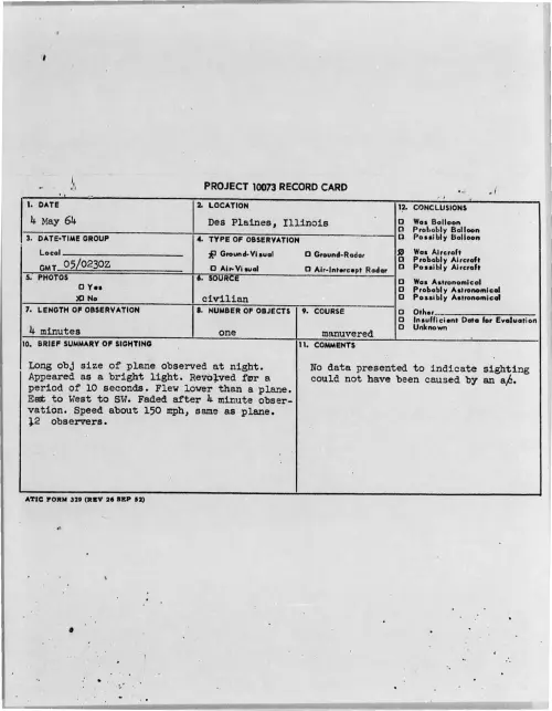 First page of 1964-05-8703000-DesPlaines-Illinois