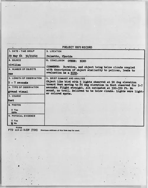 First page of 1964-05-8709056-Palmetto-Florida