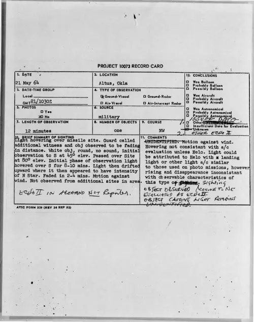 First page of 1964-05-8706982-Altus-Okla