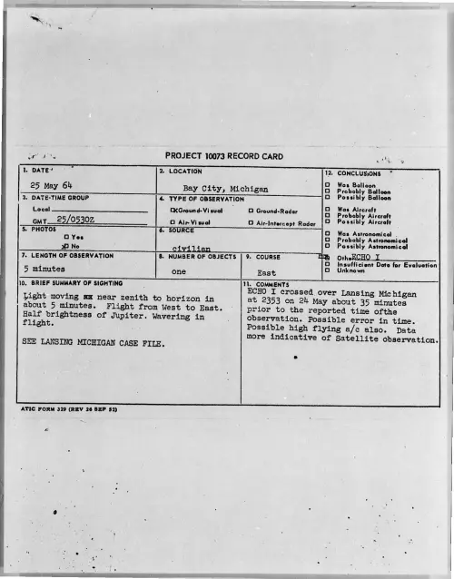 First page of 1964-05-8708163-BayCity-Michigan
