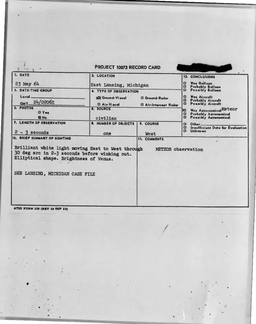 First page of 1964-05-8707077-EastLansing-Michigan