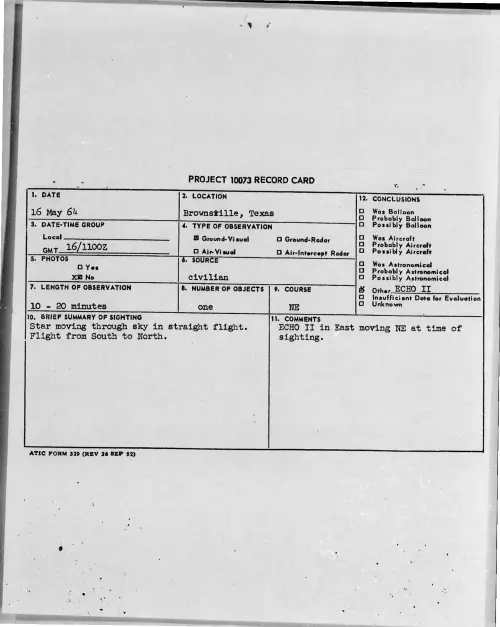 First page of 1964-05-8705069-Brownsville-Texas