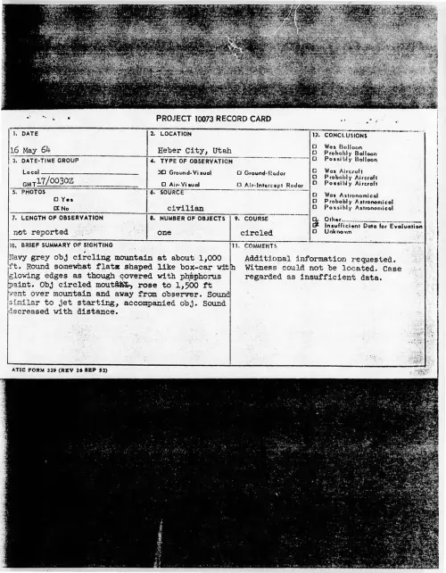 First page of 1964-05-8705181-HeberCity-Utah