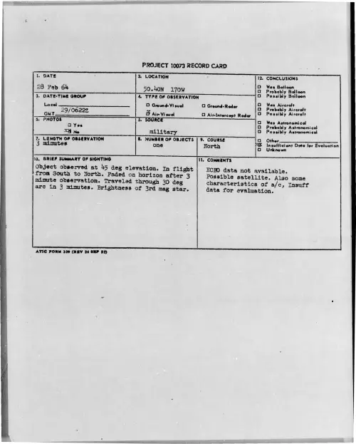 First page of 1964-02-8687804-50-40N170W