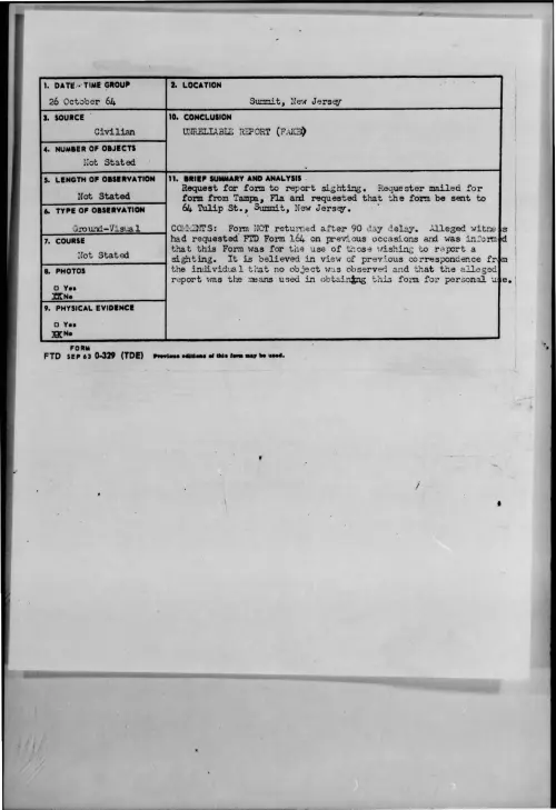 First page of 1964-10-9421763-Summit-NewJersey