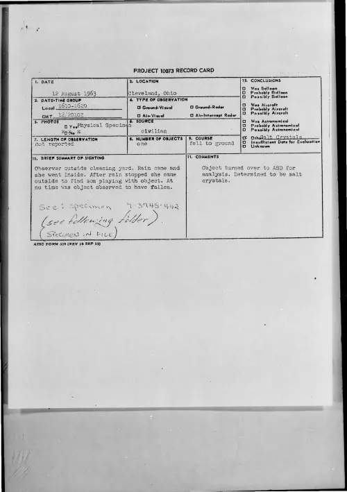 First page of 1963-08-8687170-Cleveland-Ohio