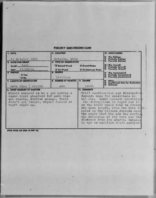 First page of 1956.10 - 7071875 - Batavio, Ohio