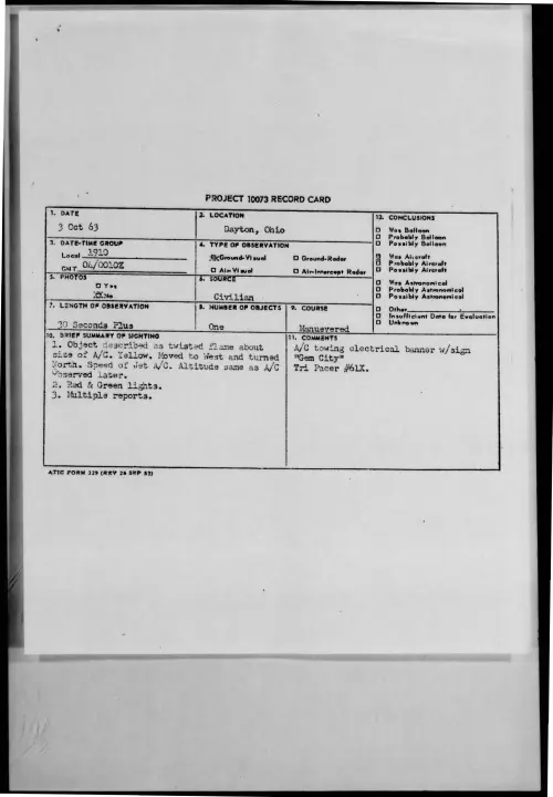 First page of 1963-10-9735197-Dayton-Ohio