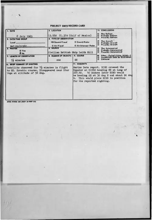 First page of 1963-07-8673396-13-58N81-38W-GulfofMexico-
