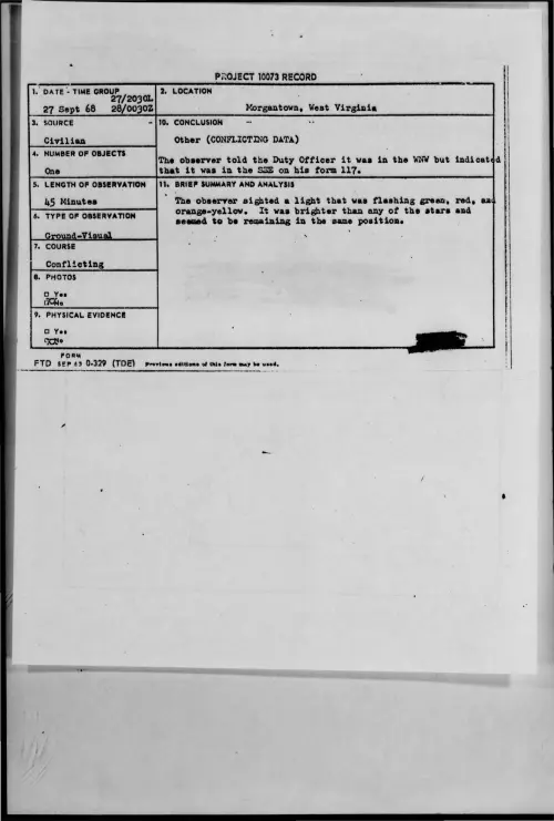 First page of 1968-09-9678121-Morgantown-WestVirginia