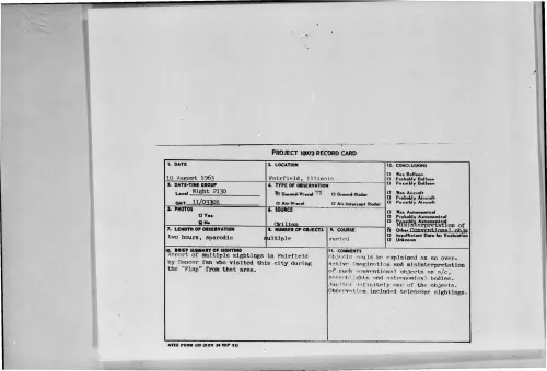 First page of 1963-08-8684858-Fairfield-Illinois