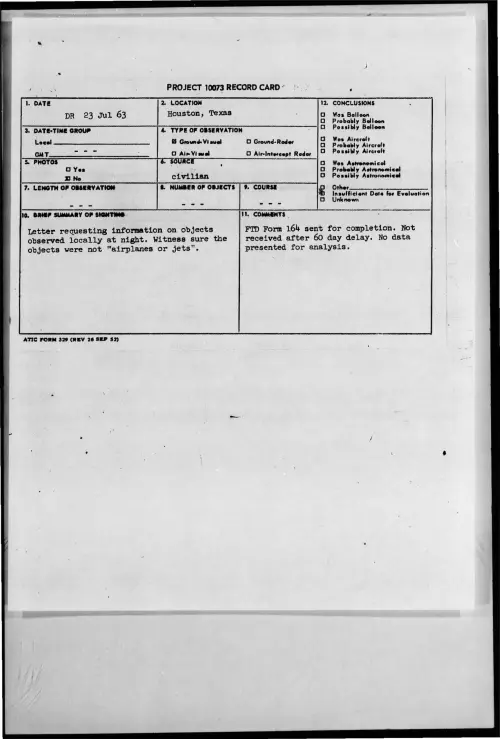 First page of 1963-07-8677784-Houston-Texas