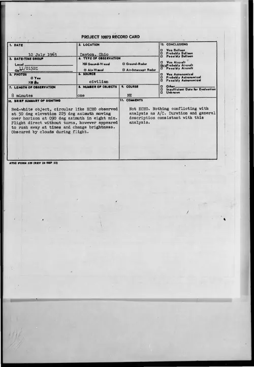 First page of 1963-07-8673626-Dayton-Ohio
