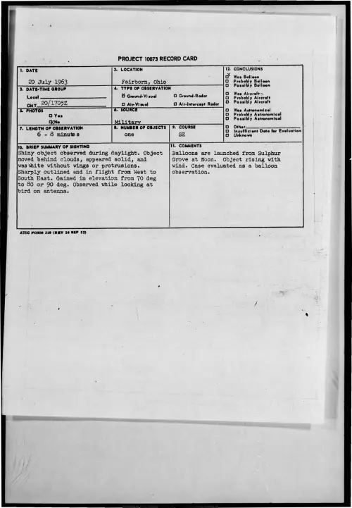 First page of 1963-07-8677273-Fairborn-Ohio
