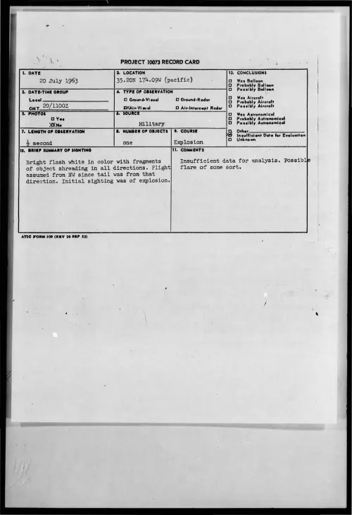 First page of 1963-07-8677212-35-20N174-09W-pacific-