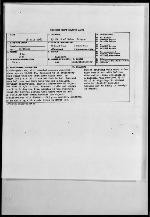 First page of 1963-07-8675119-45NMSofBaker-Oregon