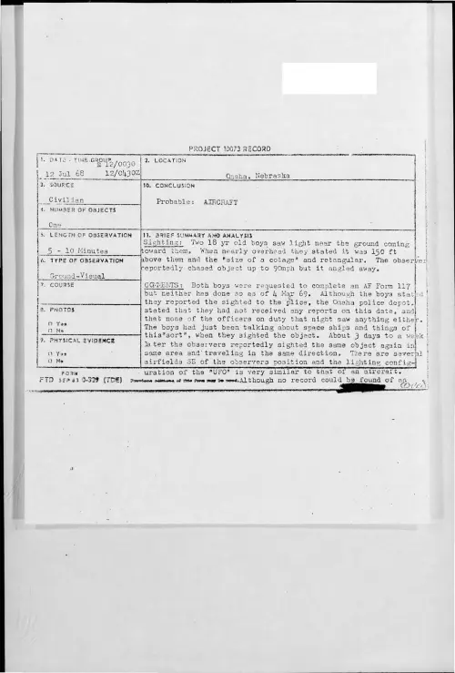 First page of 1968-07-7200627-Omaha-Nebraska