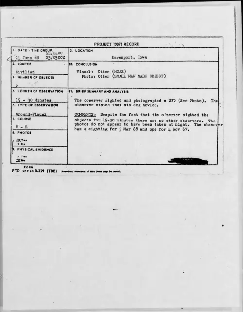 First page of 1968-06-6888325-Davenport-Iowa
