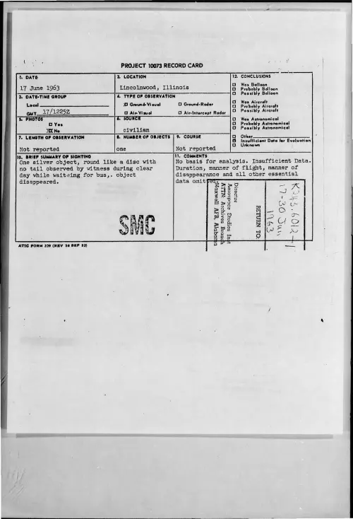 First page of 1963-06-8666420-Lincolnwood-Illinois
