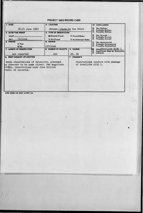 First page of 1963-06-8667606-Shimya-JapanToSanPedro-pacific-