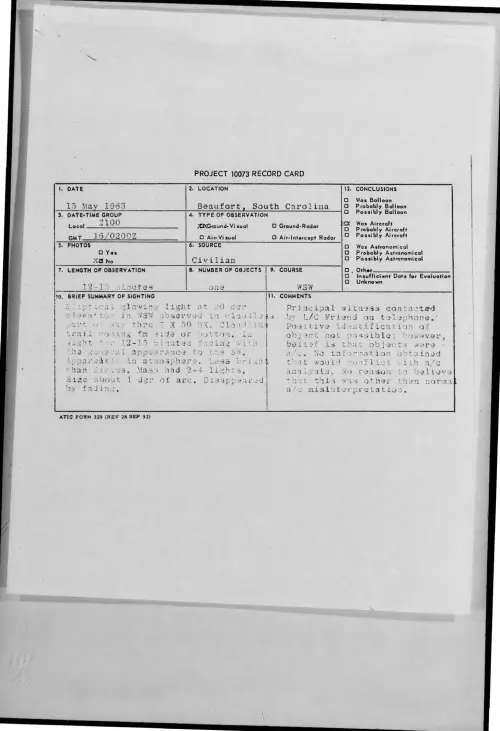 First page of 1963-05-9317271-Beaufort-SouthCarolina