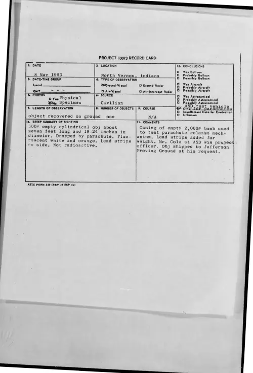 First page of 1963-05-9317252-NorthVernon-Indiana