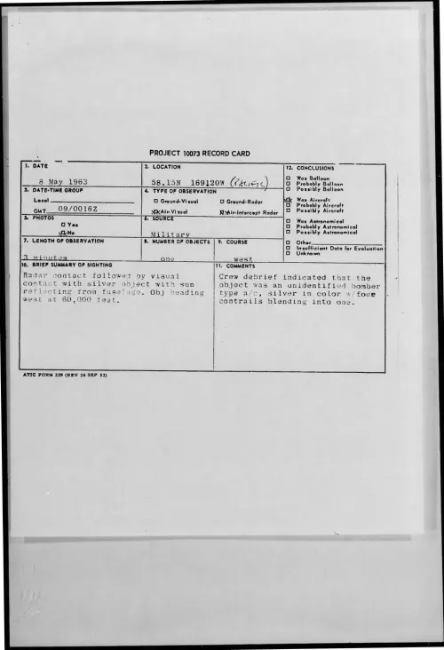First page of 1963-05-9317257-58-15N169120W-PACIFIC-