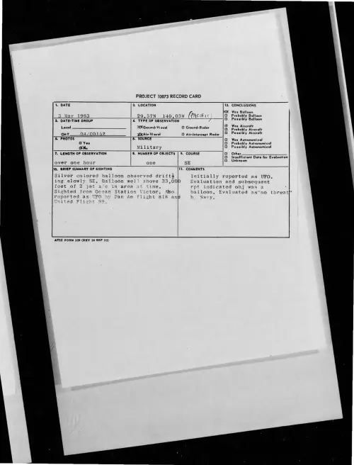 First page of 1963-05-9317220-29-57N140-03W-PACIFIC-