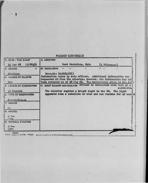 First page of 1968-04-6969956-WestCarrolton-Ohio