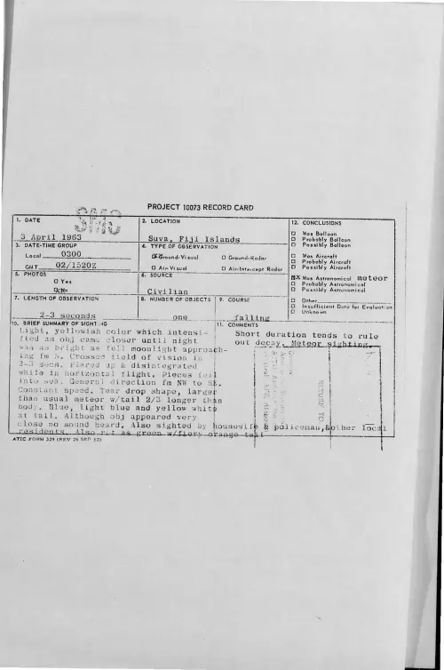 First page of 1963-04-9317018-Suva-FijiIslands