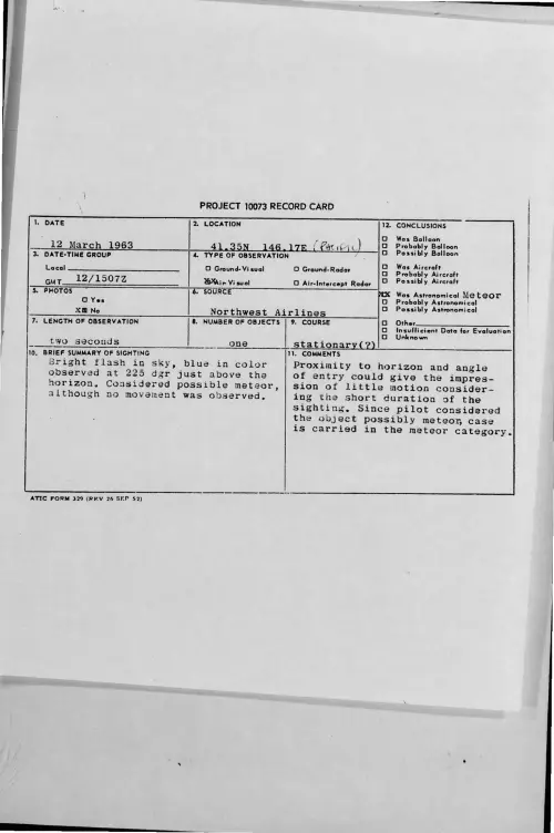 First page of 1963-03-9316862-41-35N146-17E-PACIFIC-