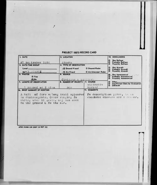 First page of 1958.09 - 7198750 - Alaska