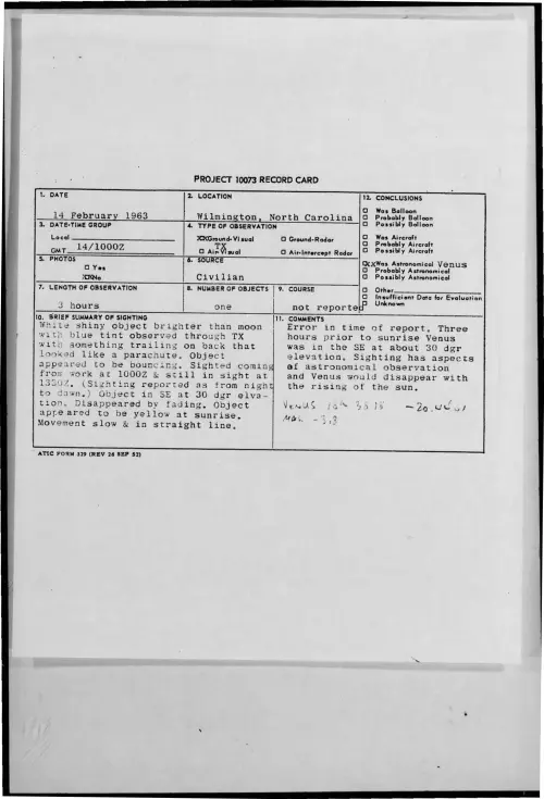 First page of 1963-02-9316739-Wilmington-NorthCarolina