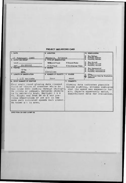 First page of 1963-02-9316726-Phoenix-Arizona