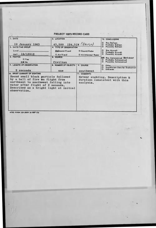 First page of 1963-01-9316599-43-59N124-51W-PACIFIC-