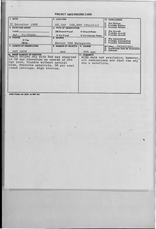 First page of 1962-12-9316523-02-18N162-09W-Pacific-