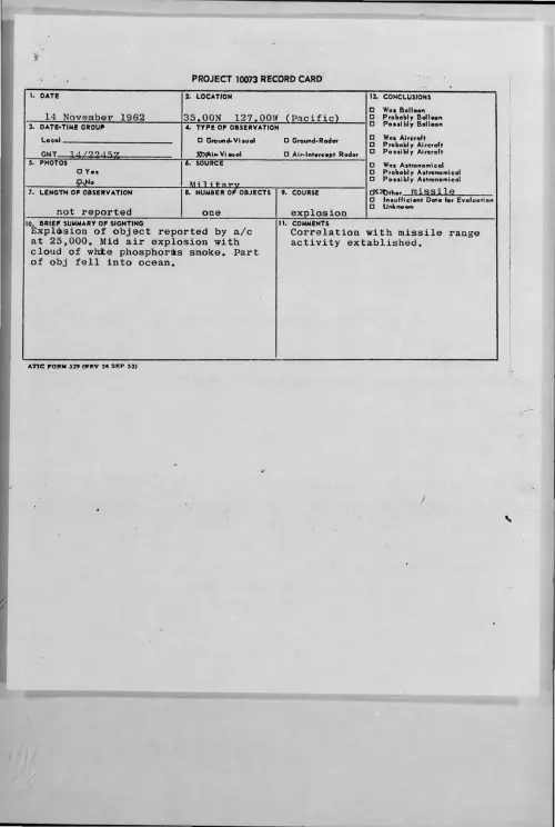 First page of 1962-11-9316254-35-00N127-00W-Pacific-