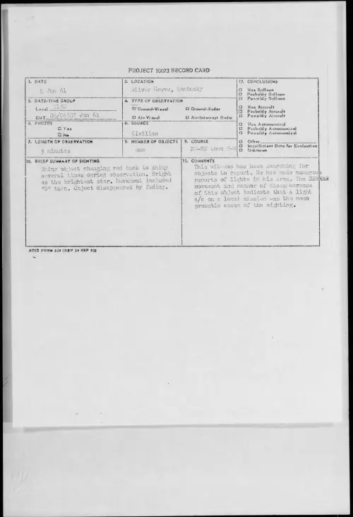 First page of 1961.06 - 8689752 - Silver Grove, Kentucky