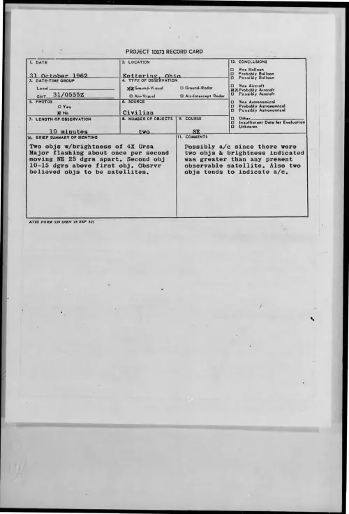 First page of 1962-10-9316131-Kettering-Ohio