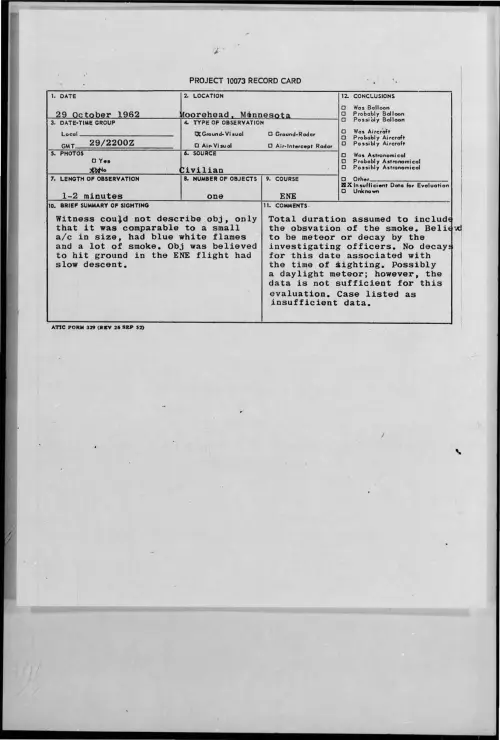 First page of 1962-10-9316119-Moorehead-Minnesota