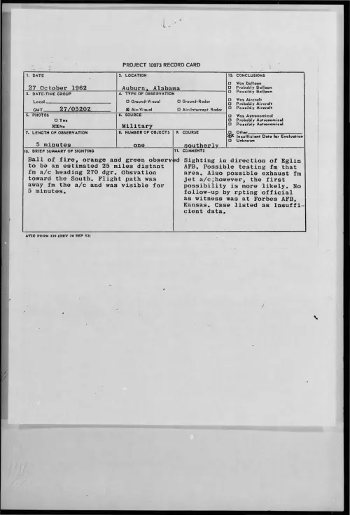 First page of 1962-10-9316106-Auburn-Alabama