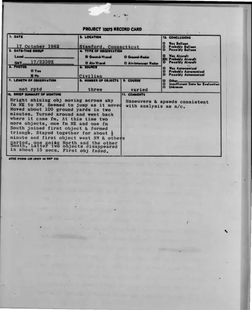 First page of 1962-10-8726399-Stamford-Connecticut