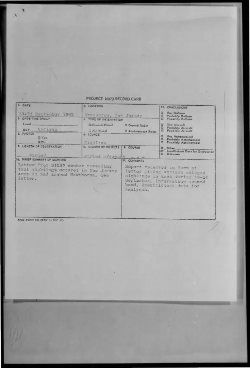 First page of 1962-09-8724412-Hawthorne-NewJersey